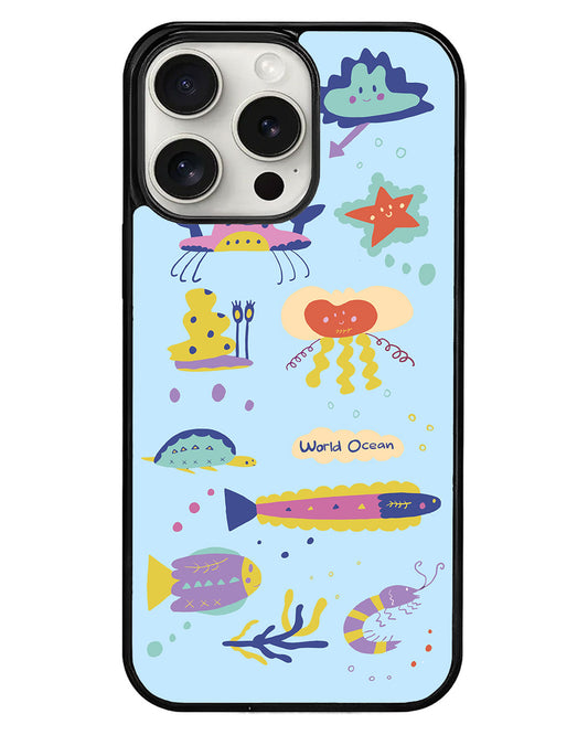 iPhone Avant-Gloss Grip Case - Ocean World