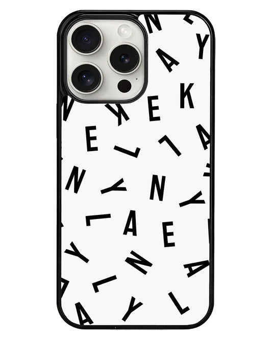 iPhone Avant-Gloss Grip Case - CUSTOM Monogram 1.0 Noir