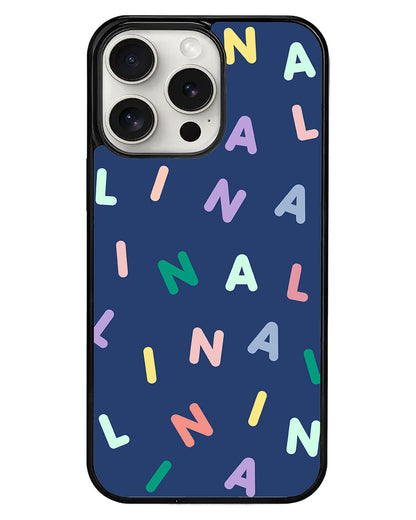 iPhone Avant-Gloss Grip Case - CUSTOM Monogram 2.0 Rainbow