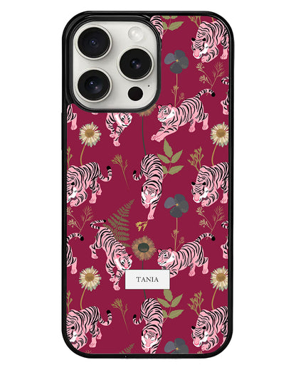 iPhone Avant-Gloss Grip Case - Tigre Rosa