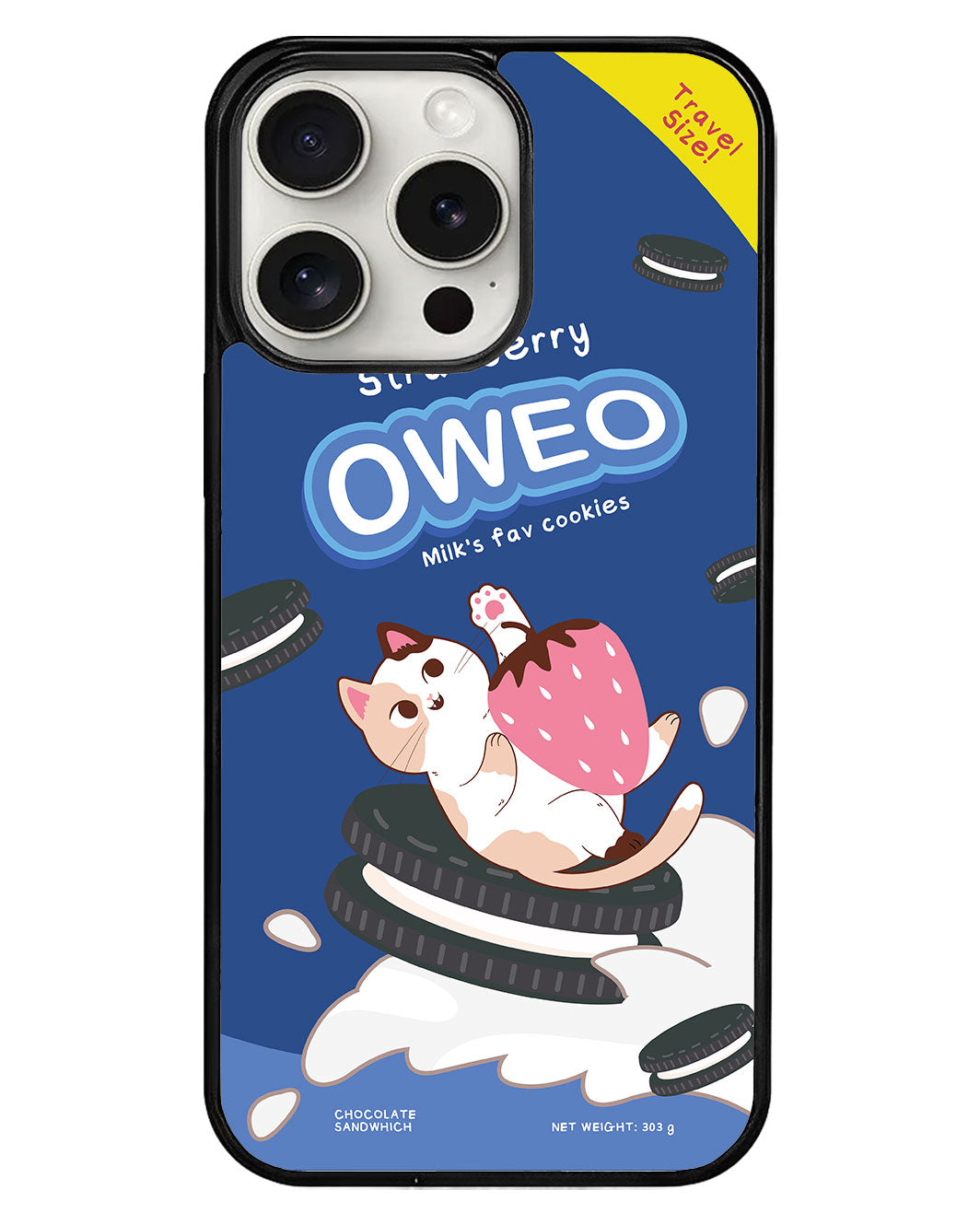iPhone Avant-Gloss Grip Case - Oweo Cat