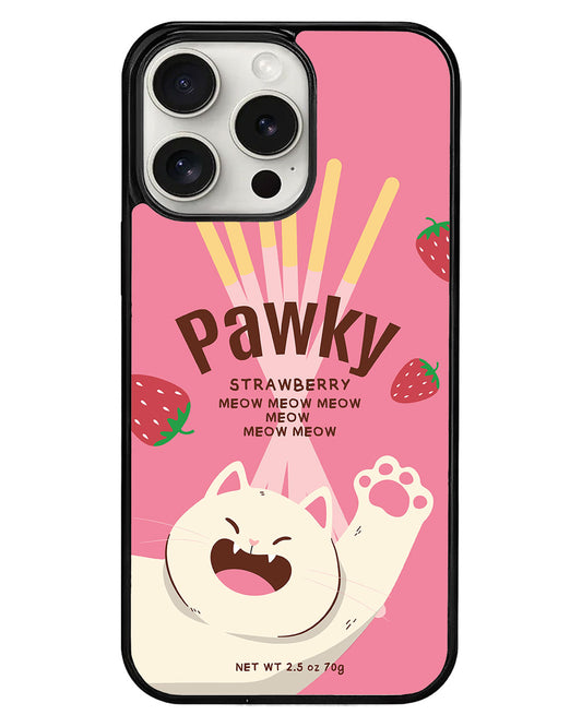 iPhone Avant-Gloss Grip Case - Pawky Cat