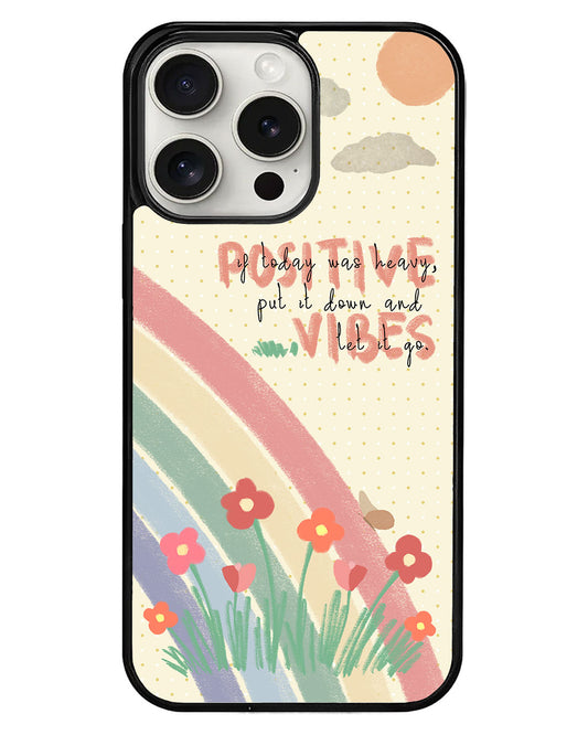 iPhone Avant-Gloss Grip Case - Positive Vibes