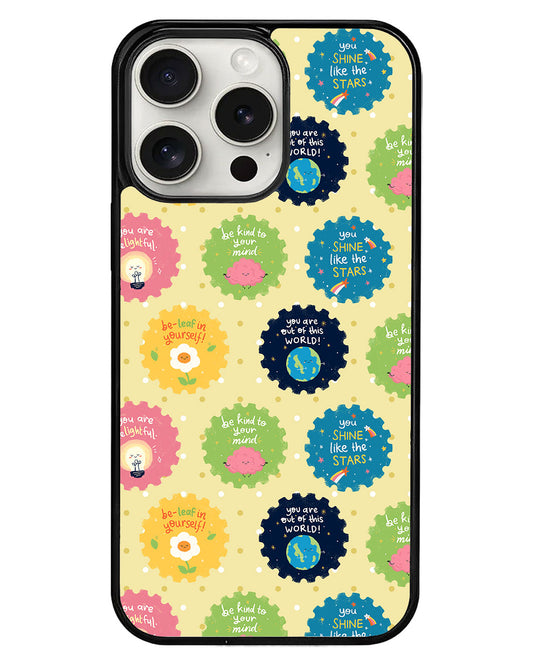 iPhone Avant-Gloss Grip Case - Self Reminder Stamps