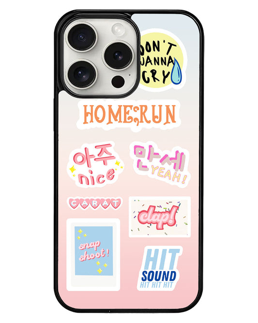 iPhone Avant-Gloss Grip Case - Seventeen Sticker Pack