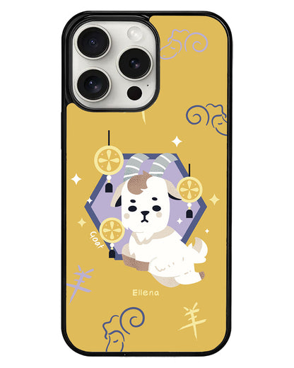iPhone Avant-Gloss Grip Case - Goat (Chinese Zodiac / Shio)