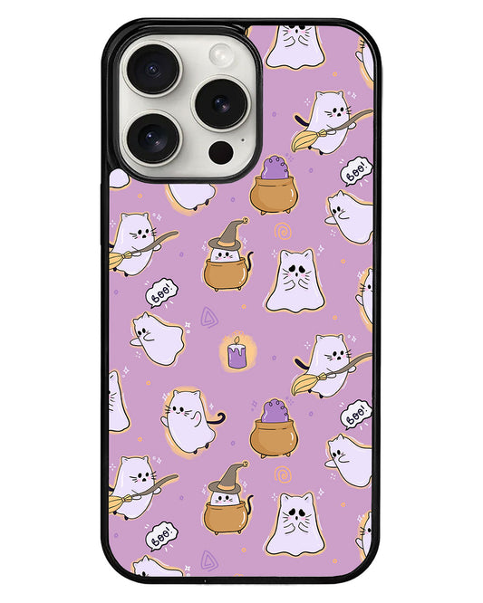 iPhone Avant-Gloss Grip Case - Spooky Cat