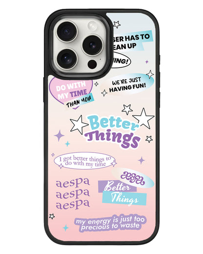 iPhone Standee Grip Case - Aespa Better Things