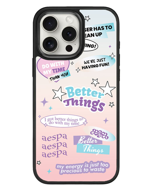 iPhone Standee Grip Case - Aespa Better Things