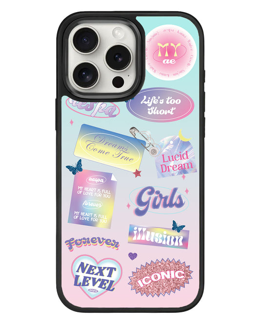 iPhone Standee Grip Case - Aespa Girls Pack