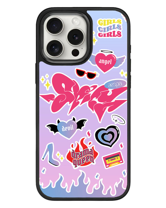 iPhone Standee Grip Case - Aespa Spicy