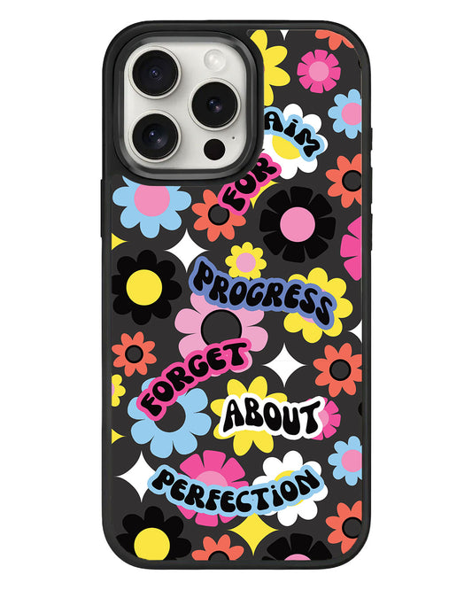 iPhone Standee Grip Case - Aim Progress Not Perfection