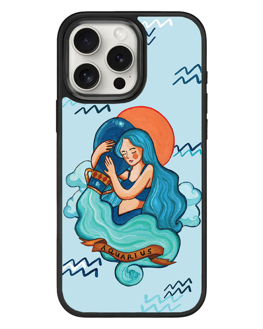 iPhone Standee Grip Case - Aquarius