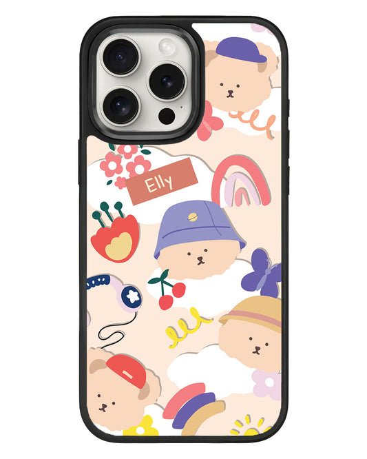iPhone Standee Grip Case - Bear in Style