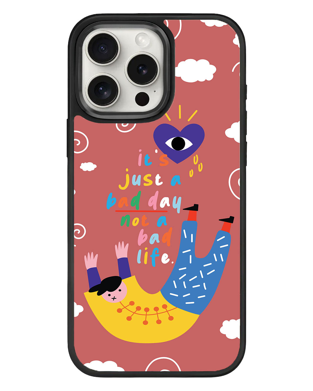 iPhone Standee Grip Case - Bad Day