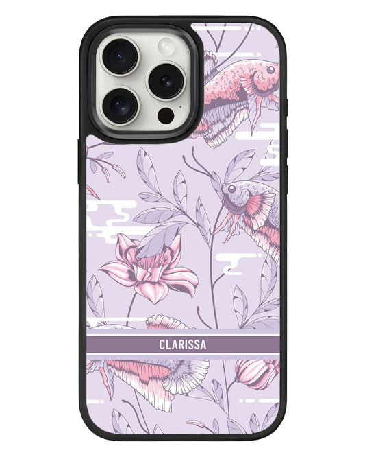 iPhone Standee Grip Case - Fish & Floral 1.0