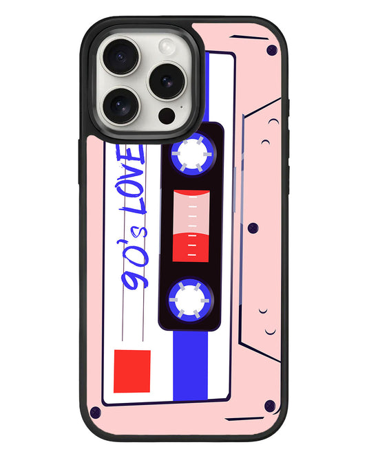 iPhone Standee Grip Case - 90's Cassette