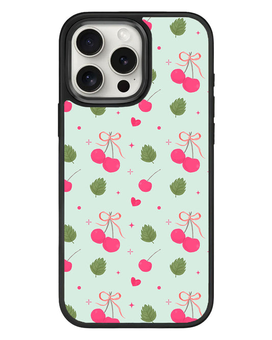 iPhone Standee Grip Case - Coquette Cherry