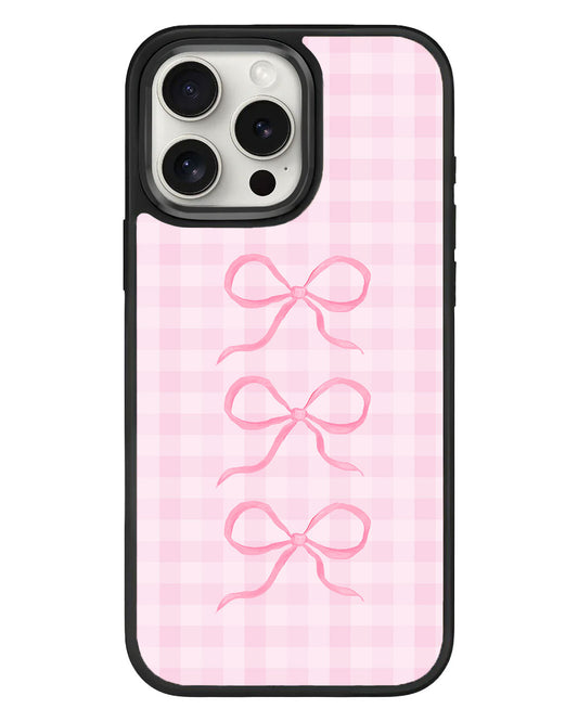 iPhone Standee Grip Case - Coquette Triple Bow
