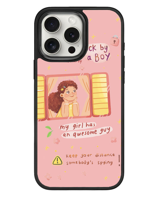 iPhone Standee Grip Case - Crush Girl (Couple Case)