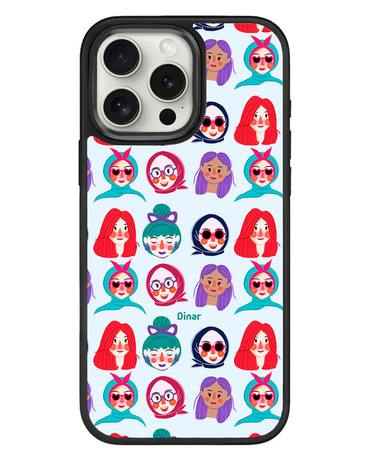 iPhone Standee Grip Case - Cute Sweety Faces