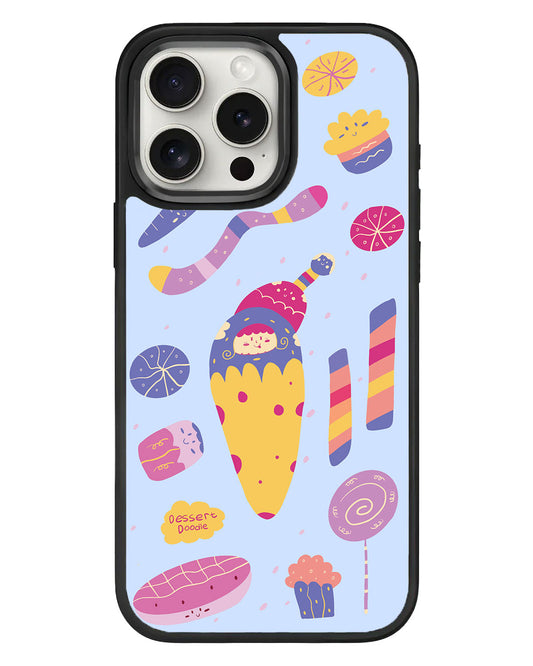 iPhone Standee Grip Case - Dessert Doodle