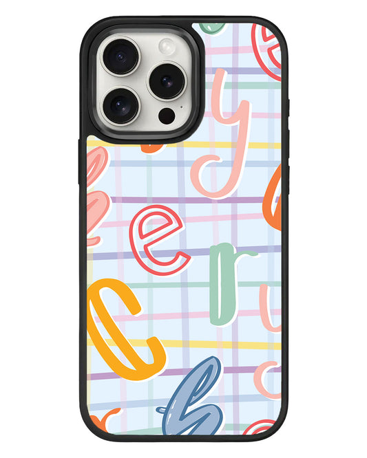 iPhone Standee Grip Case - Doodle Monogram 1.0