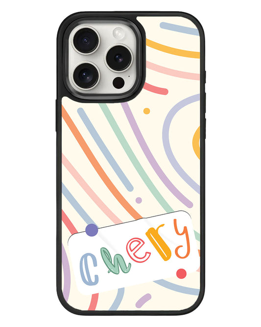 iPhone Standee Grip Case - Doodle Monogram 2.0