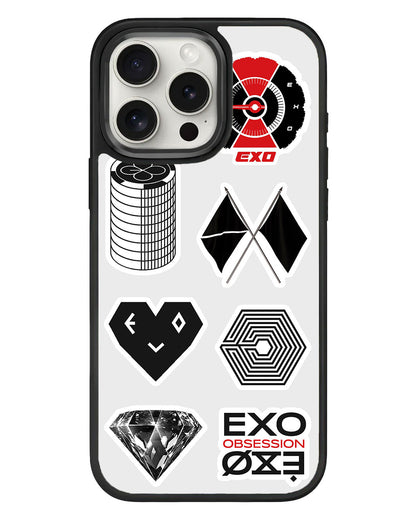 iPhone Standee Grip Case - EXO Sticker Pack