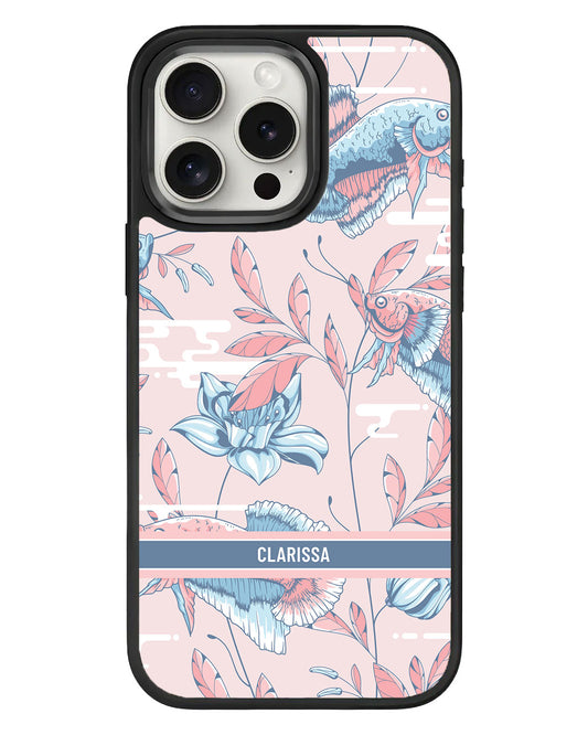 iPhone Standee Grip Case - Fish & Floral 3.0