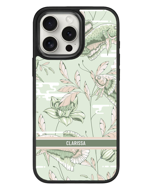 iPhone Standee Grip Case - Fish & Floral 6.0