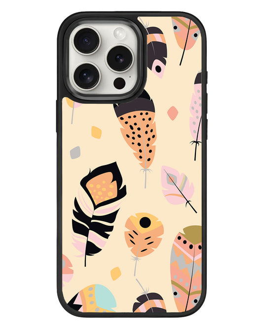 iPhone Standee Grip Case - Feathers