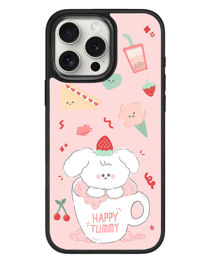 iPhone Standee Grip Case - Happy Tummy