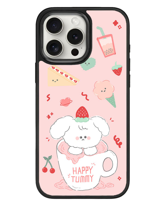 iPhone Standee Grip Case - Happy Tummy