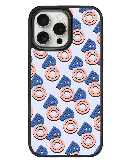 iPhone Standee Grip Case - Initial Monogram 1.0