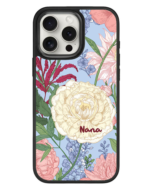 iPhone Standee Grip Case - July Delphinium