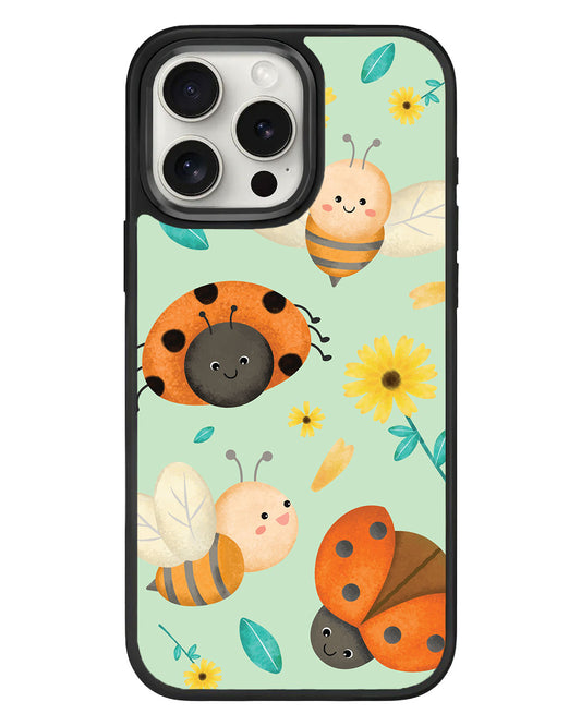 iPhone Standee Grip Case - Lady Bug & Bee