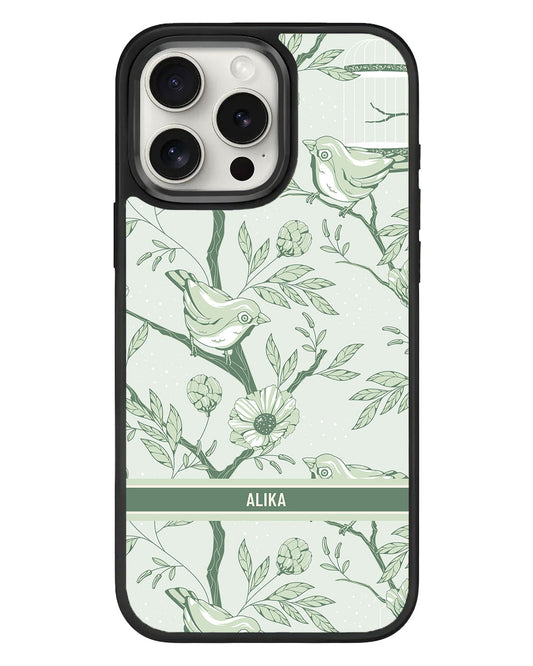 iPhone Standee Grip Case - Lovebird Monochrome 4.0