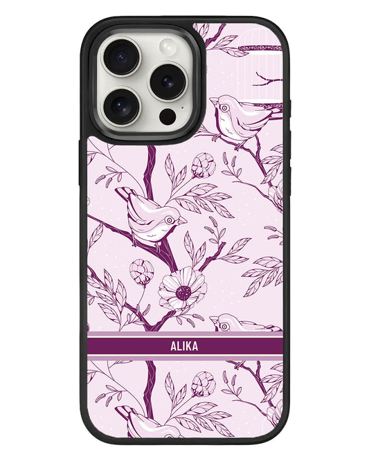 iPhone Standee Grip Case - Lovebird Monochrome 5.0