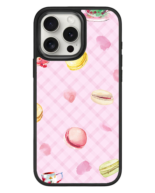 iPhone Standee Grip Case - Macarons and the Teacup