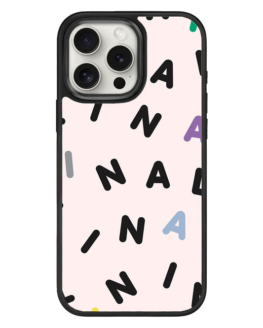 iPhone Standee Grip Case - Monogram 2.0 Black