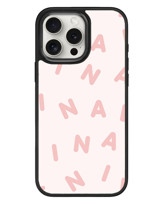 iPhone Standee Grip Case - Monogram 2.0 Pink