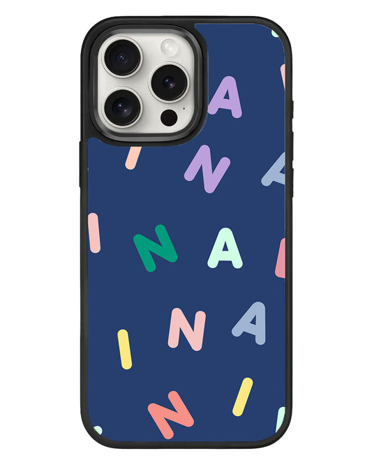 iPhone Standee Grip Case - Monogram 2.0 Rainbow