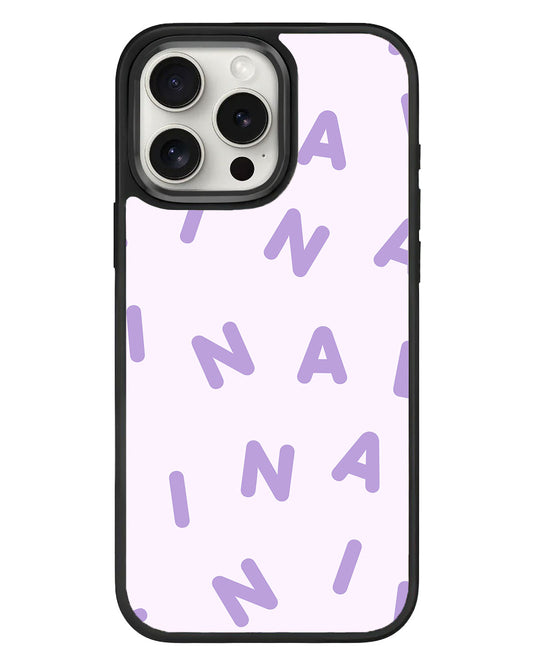 iPhone Standee Grip Case - Monogram 2.0 Lilac
