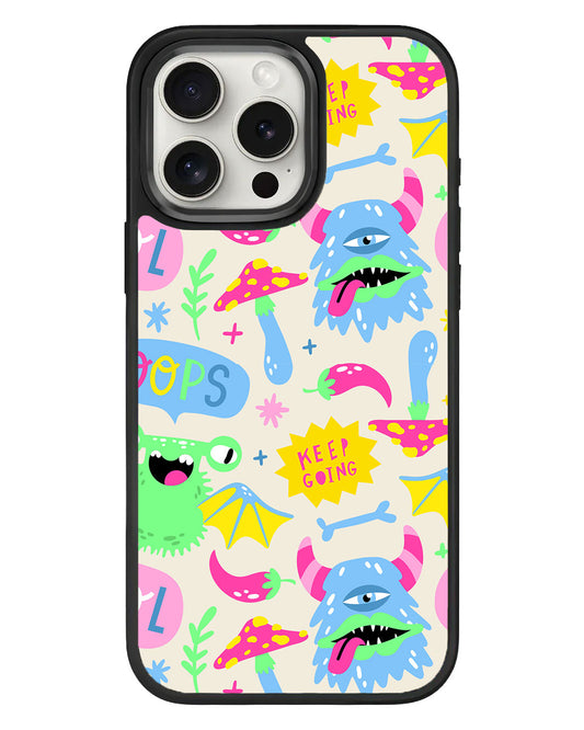 iPhone Standee Grip Case - Monster Say Good Mood