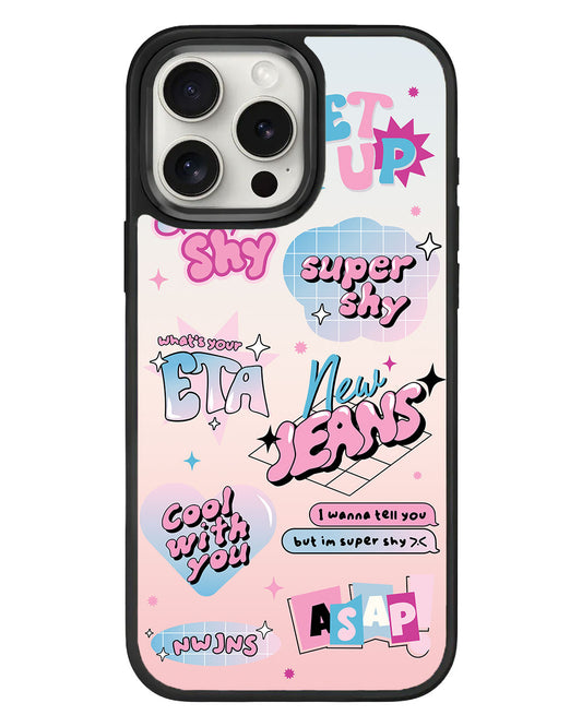 iPhone Standee Grip Case - New Jeans Supershy