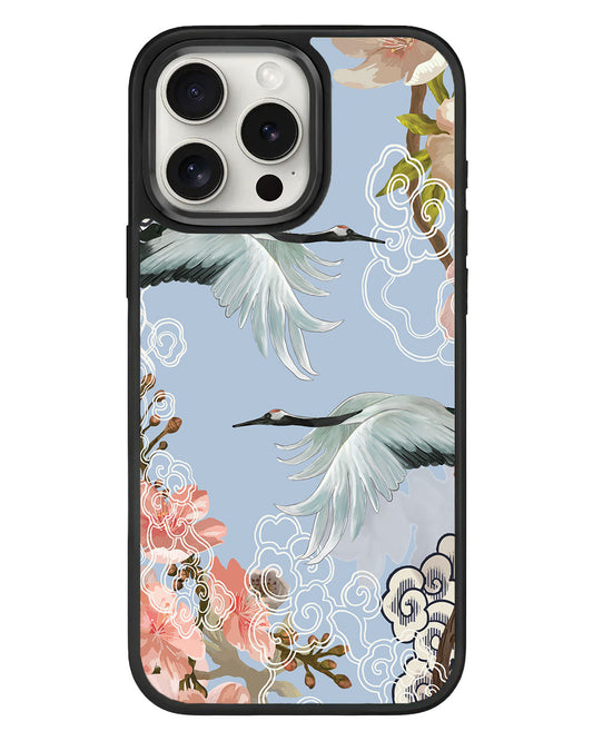 iPhone Standee Grip Case - Oil Painting Birds