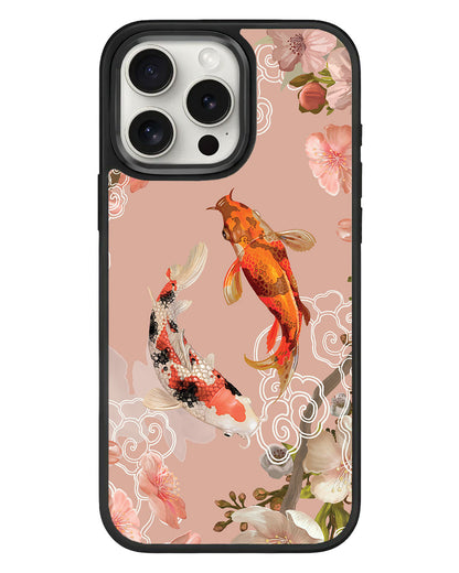 iPhone Standee Grip Case - Oil Painting Koi