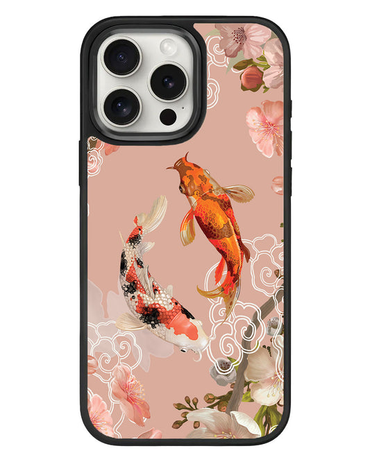 iPhone Standee Grip Case - Oil Painting Koi