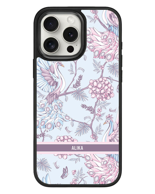 iPhone Standee Grip Case - Peacock 2.0 Blue